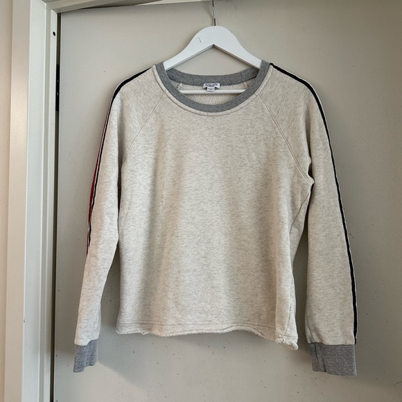 Splendid Cotton Rugby Stripe Sweatshirt - Picture 5 of 8